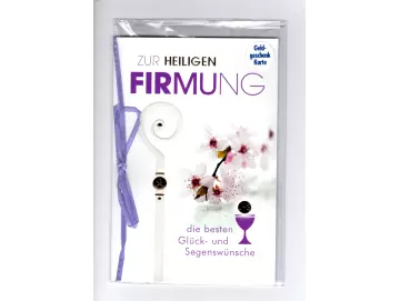 Zur Firmung Geldgeschenk-Glückwunschkarte