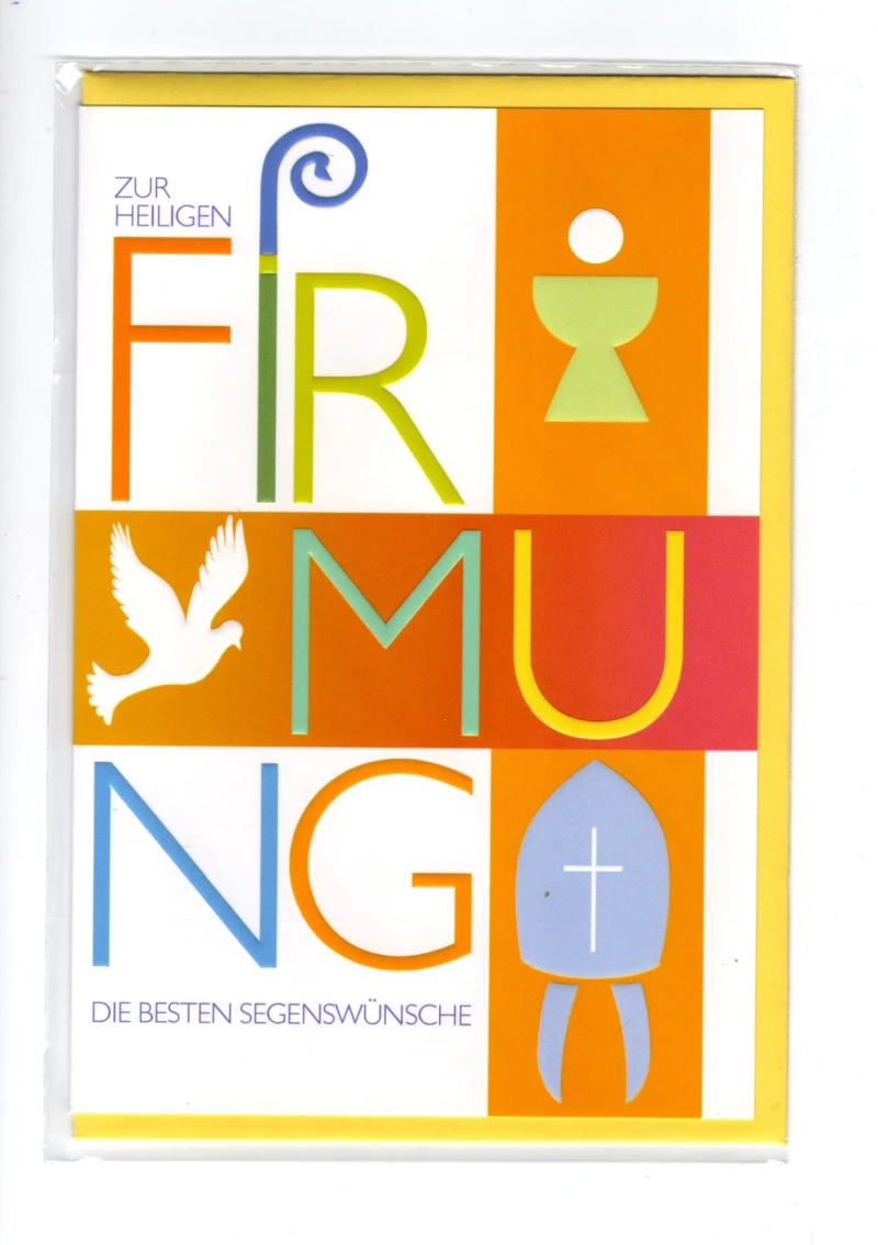 Zur Firmung Glückwunschkarte