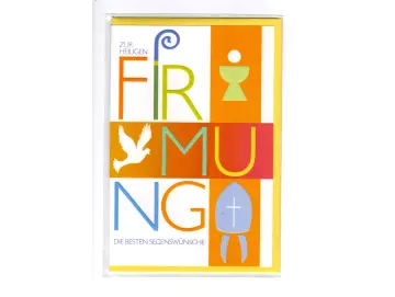 Zur Firmung Glückwunschkarte