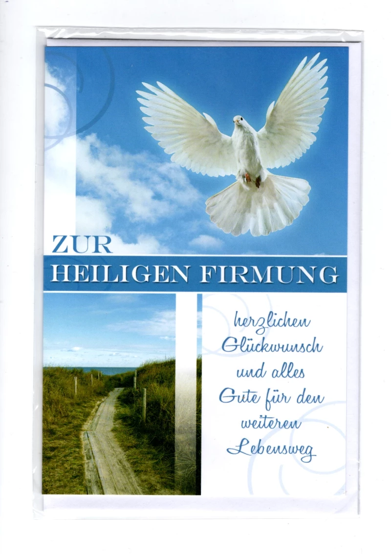 Zur Firmung Glückwunschkarte