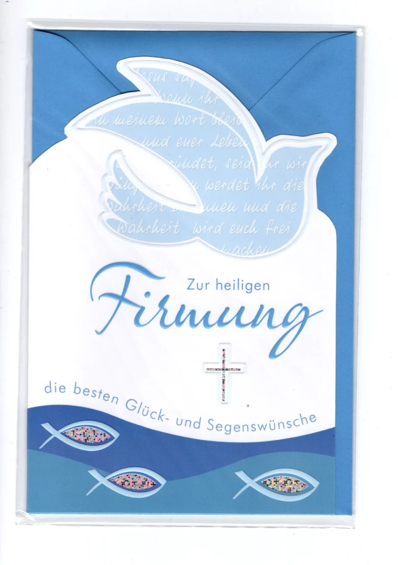 Zur Firmung Glückwunschkarte