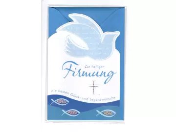 Zur Firmung Glückwunschkarte