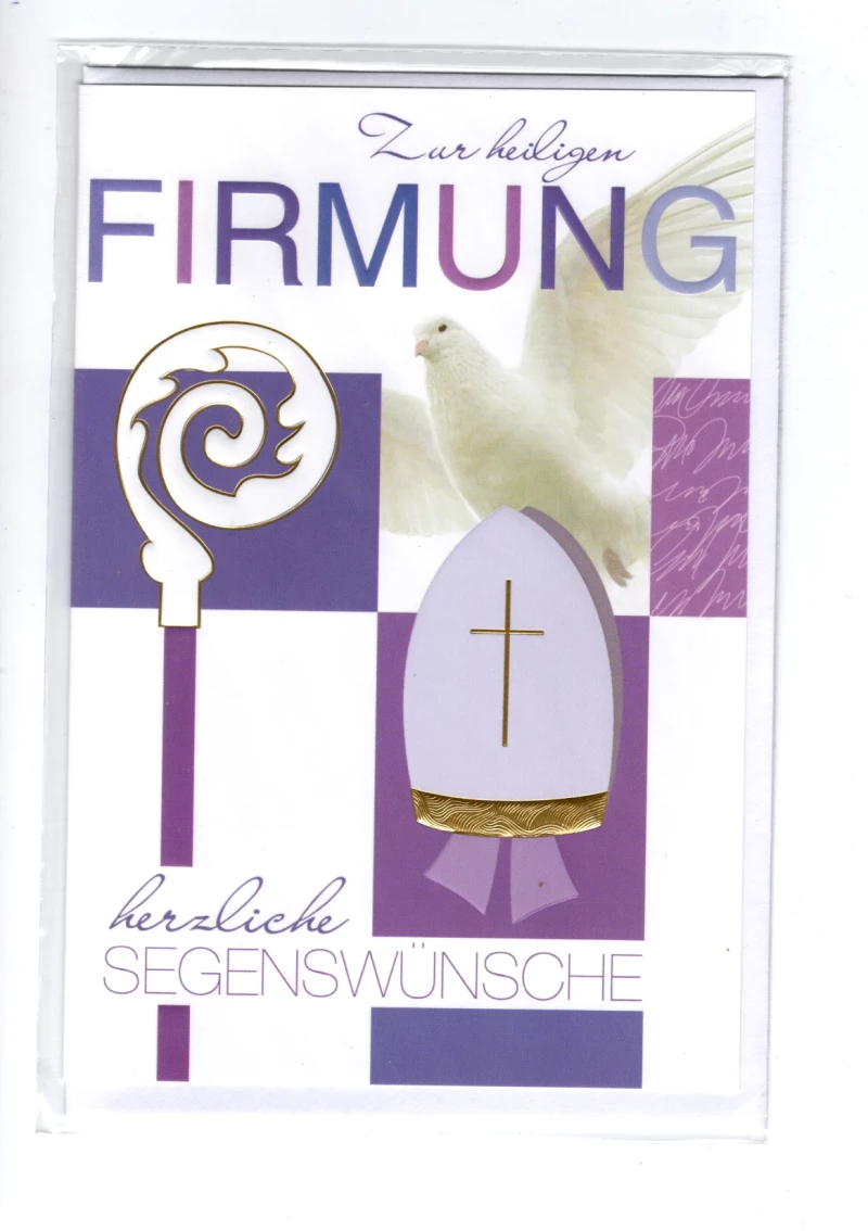 Zur Firmung Glückwunschkarte