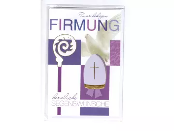 Zur Firmung Glückwunschkarte