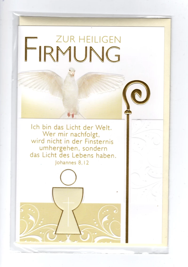 Zur Firmung Glückwunschkarte
