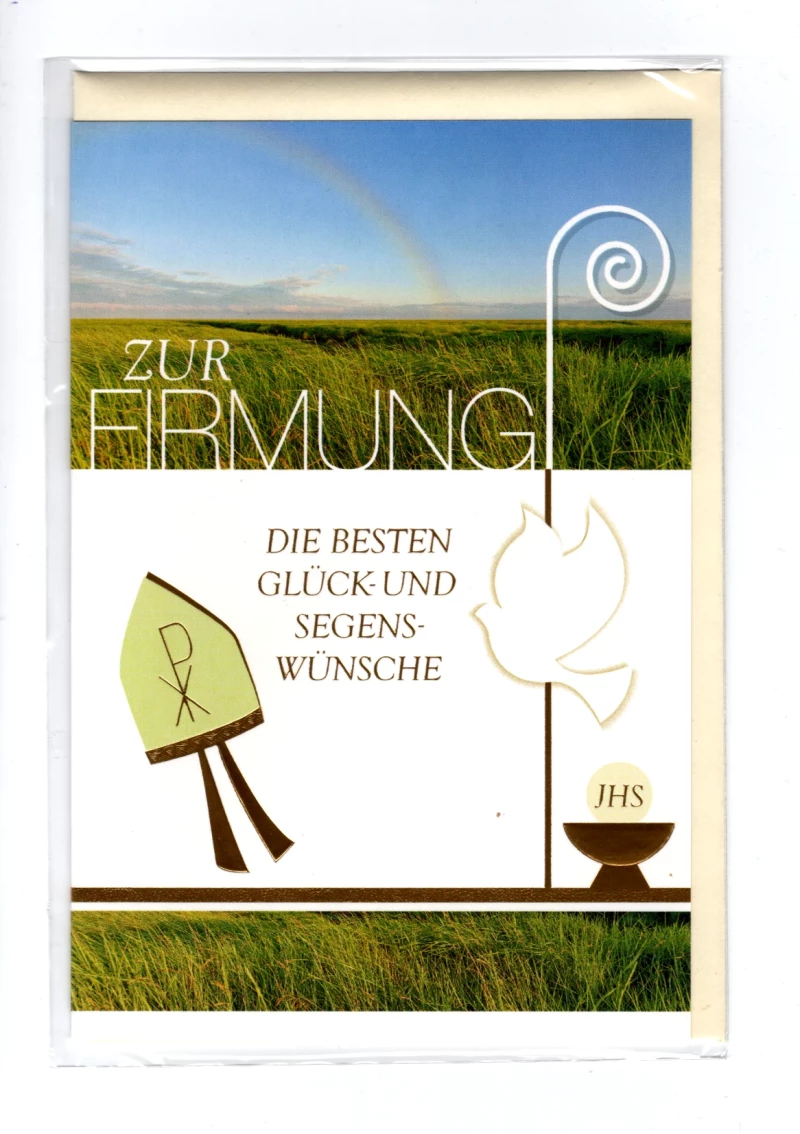 Zur Firmung Glückwunschkarte